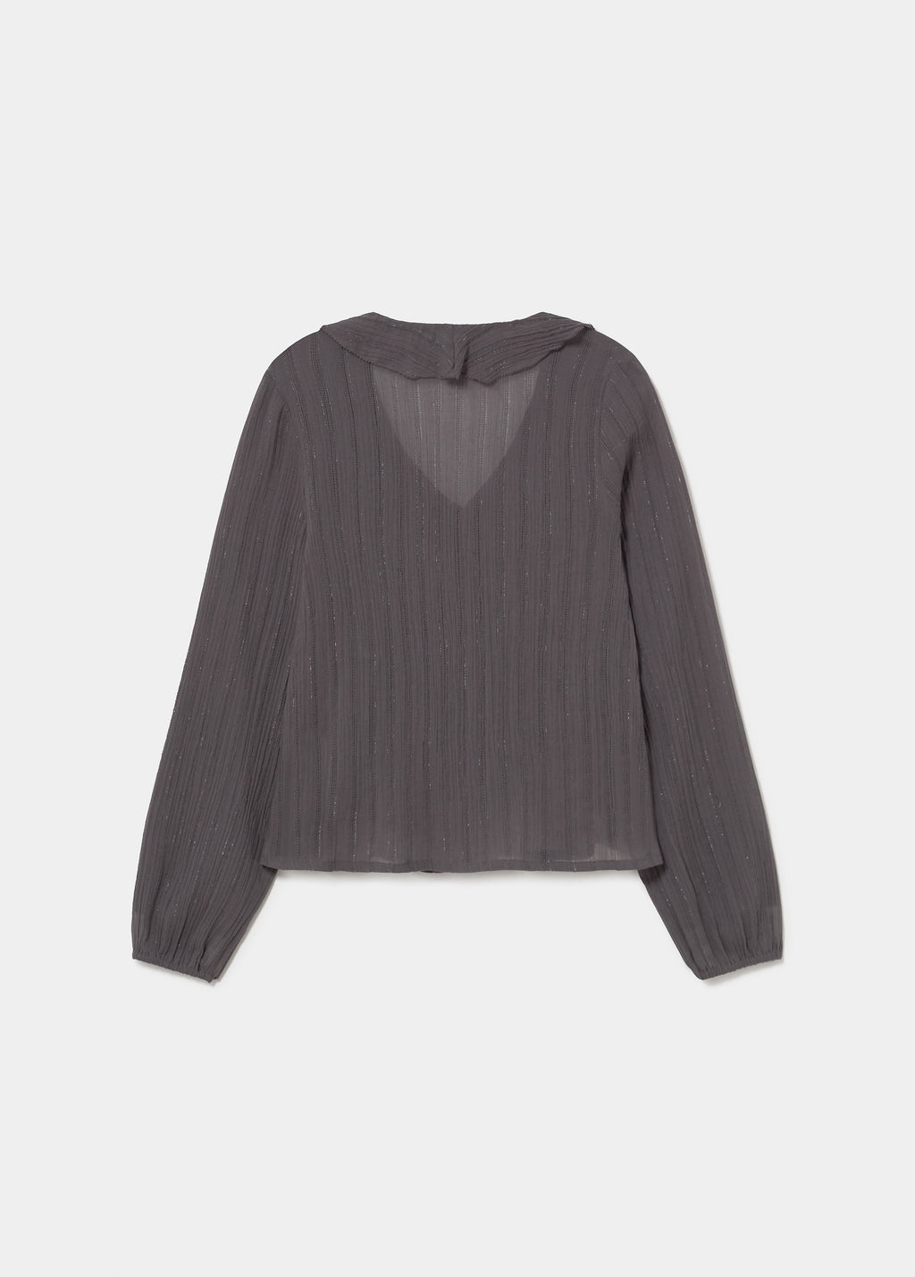 Blouse smock lurex