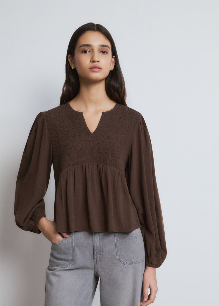 Blusa smock