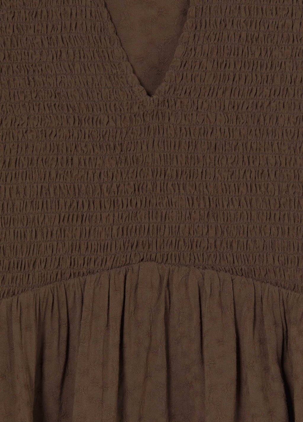 Blouse smockée