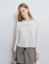 Ruffle Studded Blouse