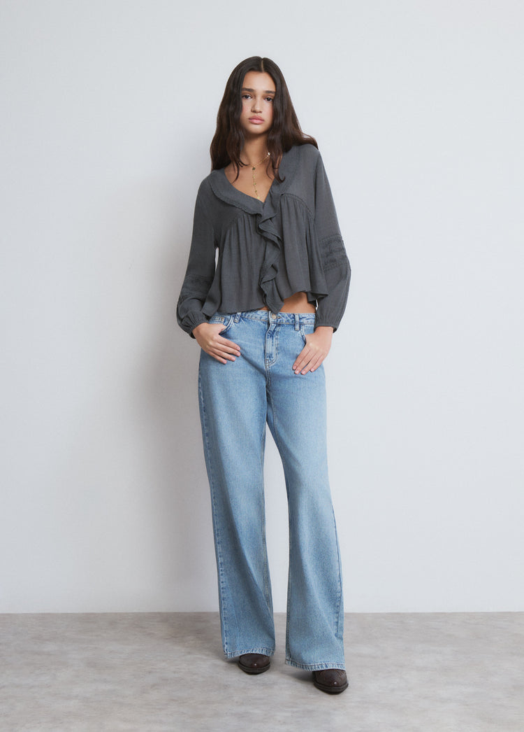 Blusa volantes