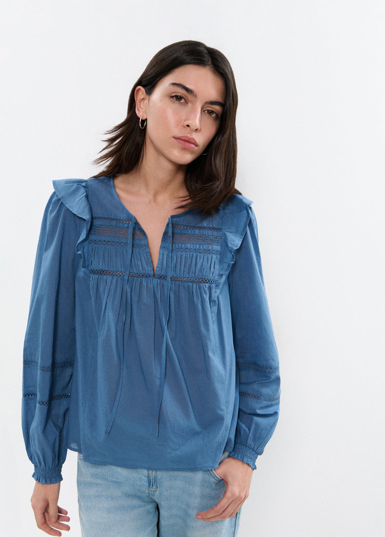 Blusa volantes