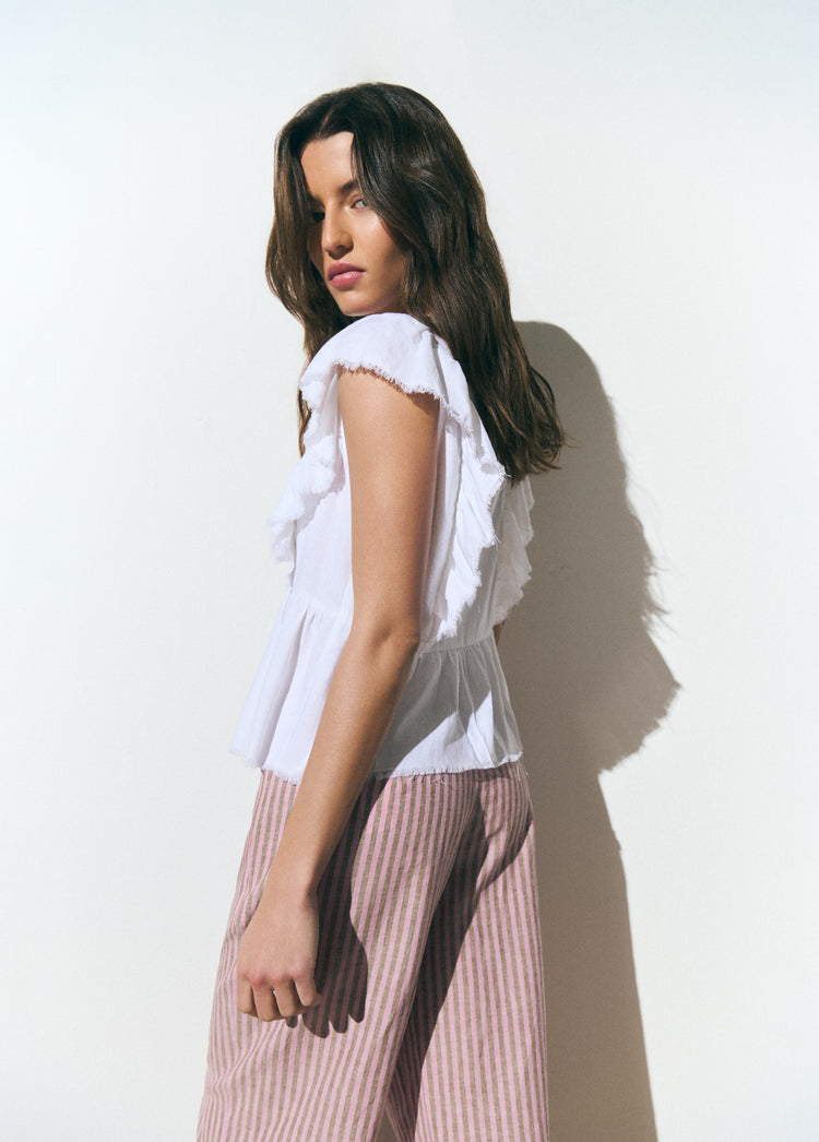 Blusa volantes