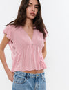Blusa con volant