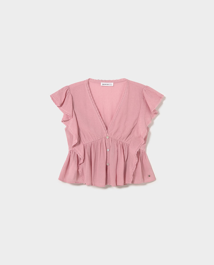 Blusa volantes