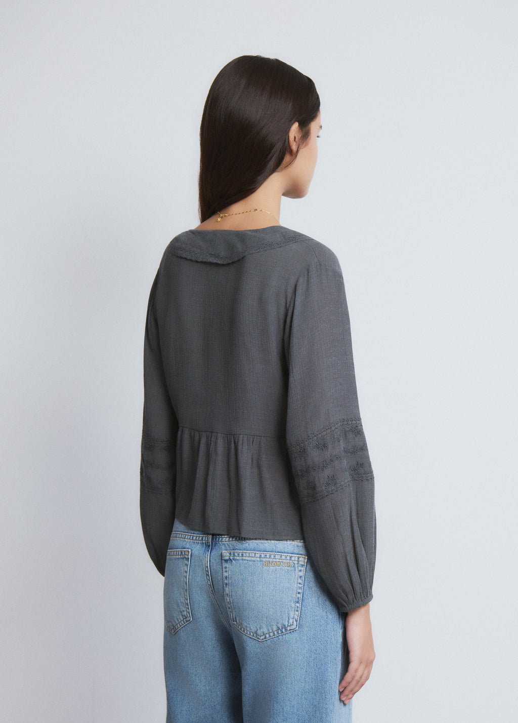Blouse à volants