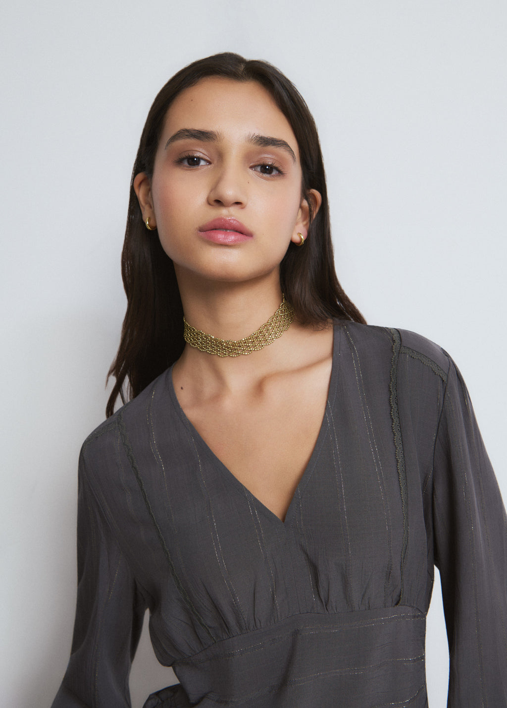 Blouse à volants