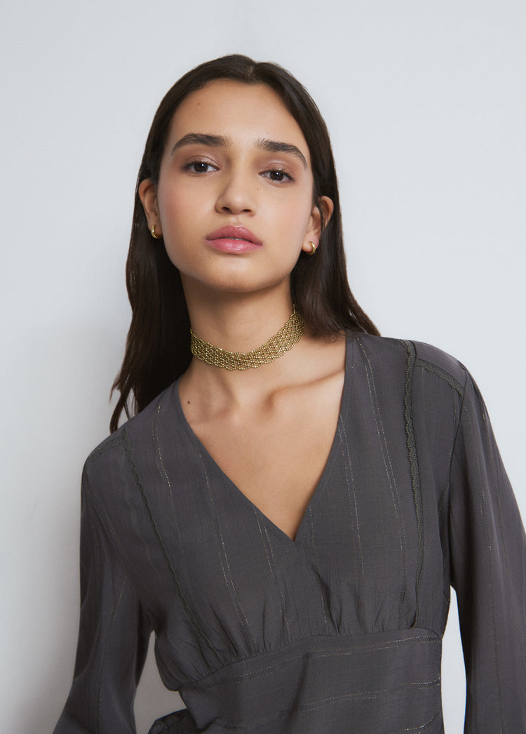 Blusa volantes