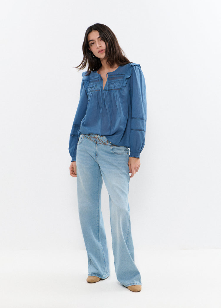 Blusa volantes