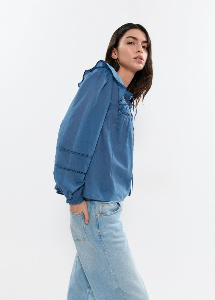 Blusa volantes
