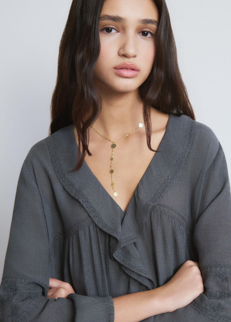 Blusa volantes