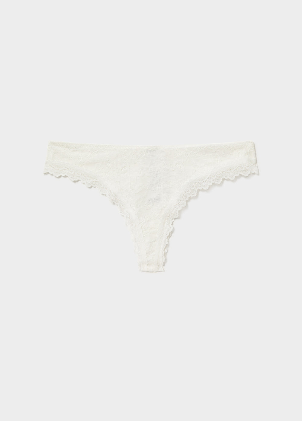 Lace thong