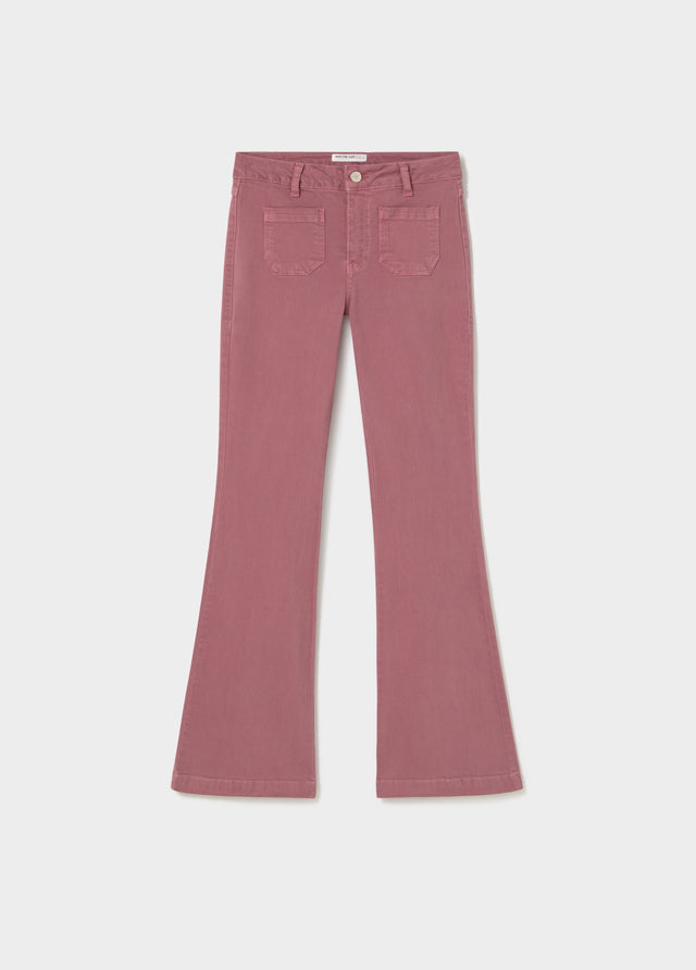 Pantalon évasé poches