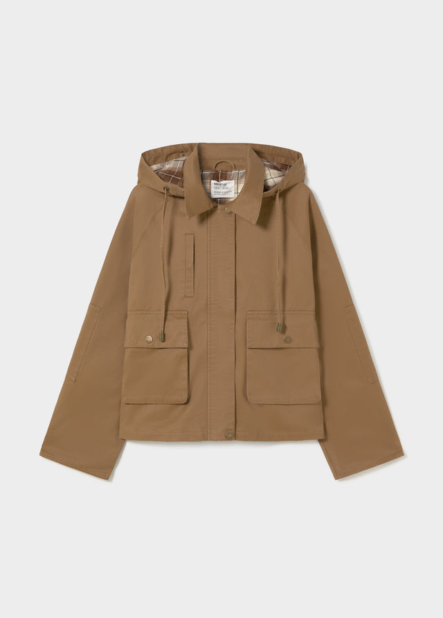 Veste cirée à capuche