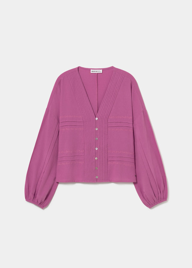 Blouse brodée