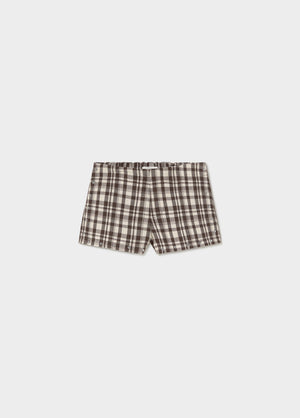 Mini-Shorts mit Karomuster