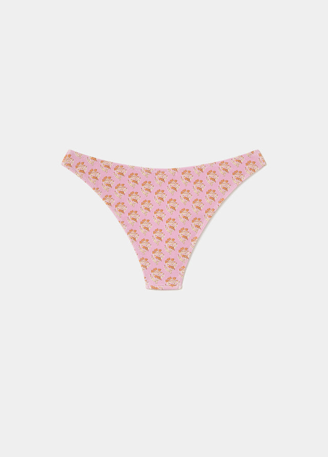 Indian flower print brief