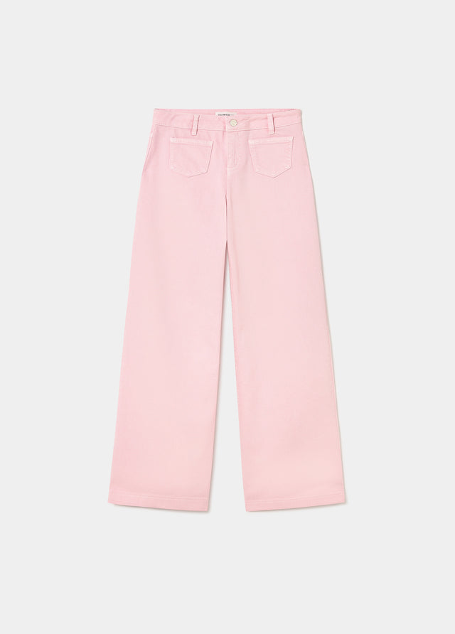 Culotte broek met steekzakken voor