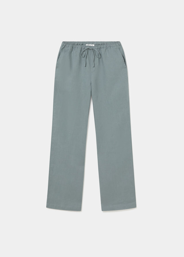 Flowy pants with pocket patch