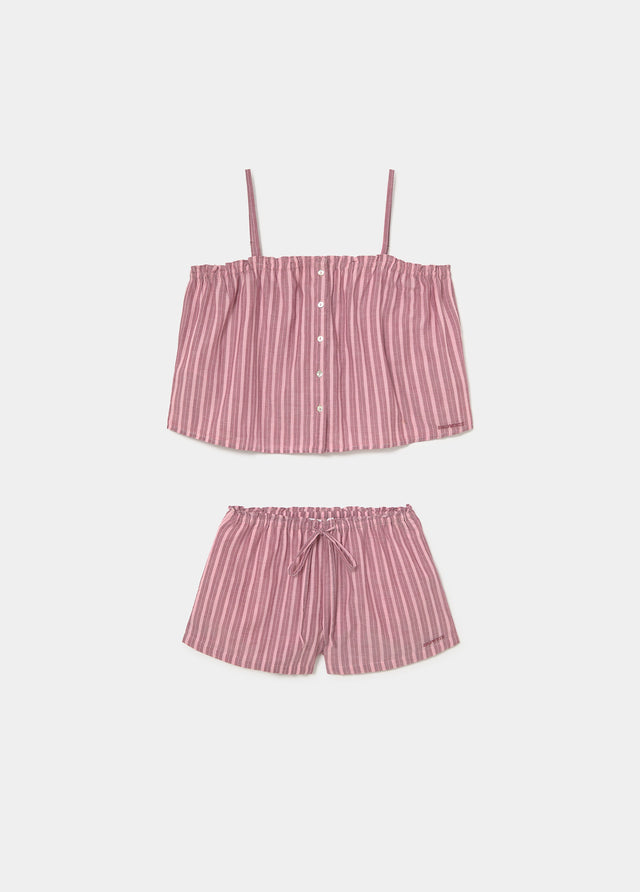 Striped short pajamas