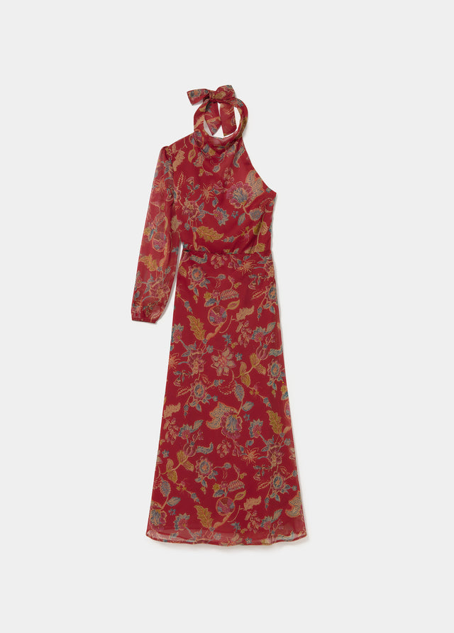 Long printed dress