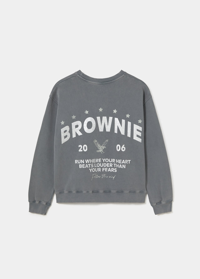 Sudadera logo y estrellas
