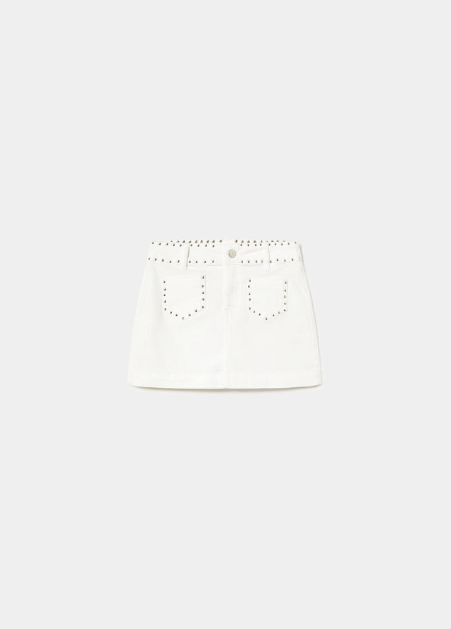 Studded waist skirt