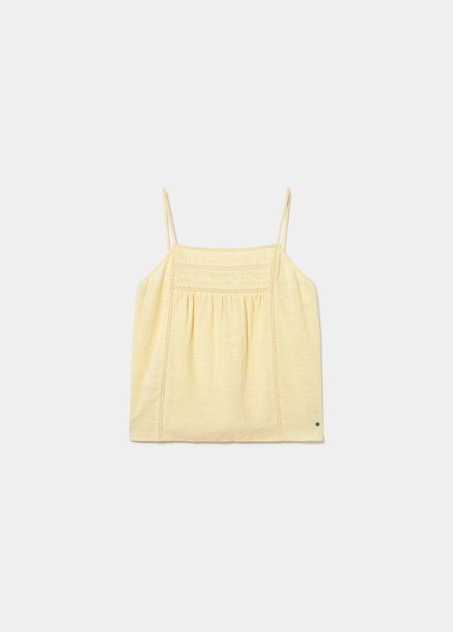 Top tirantes bordados