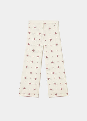Pantaló llarg brodat amb cenefa