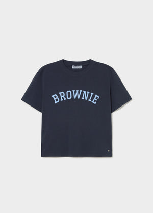 T-shirt con logo Brownie