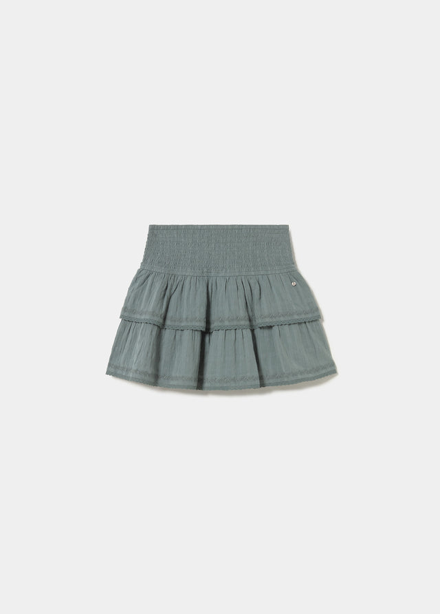 Romantic ruffle skirt