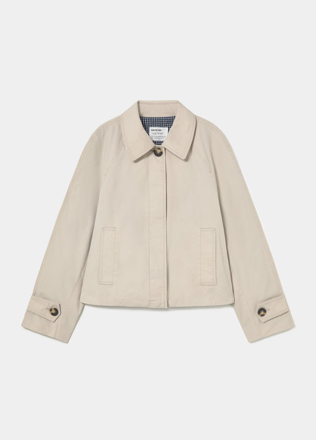 Gepolsterter Trenchcoat
