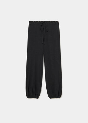Pantalone harem liscio