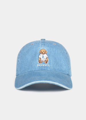 Denim dog cap