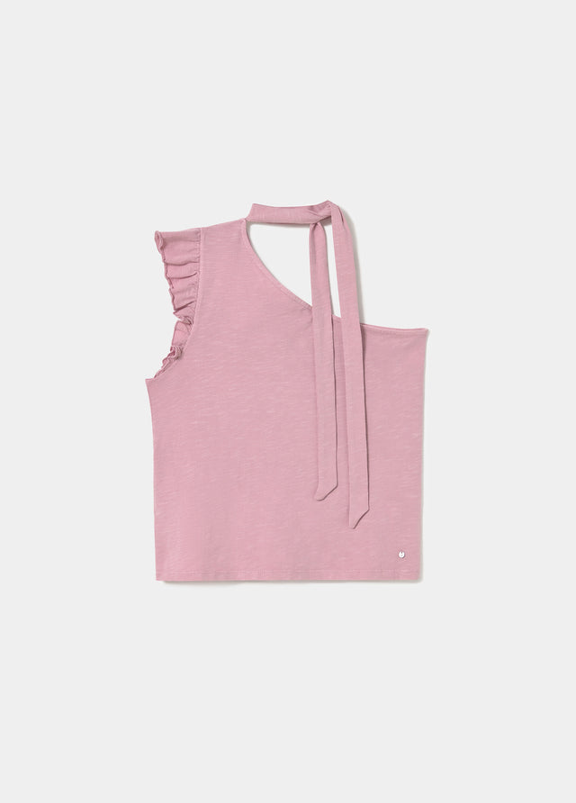 T-shirt asymétrique volant