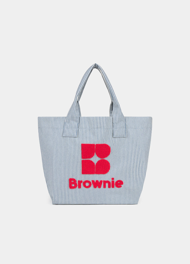 Shopper toile rayée