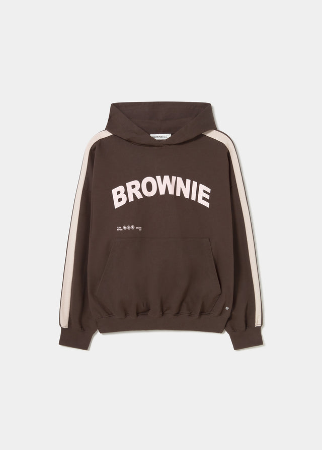Sweatshirt met capuchon en strepen