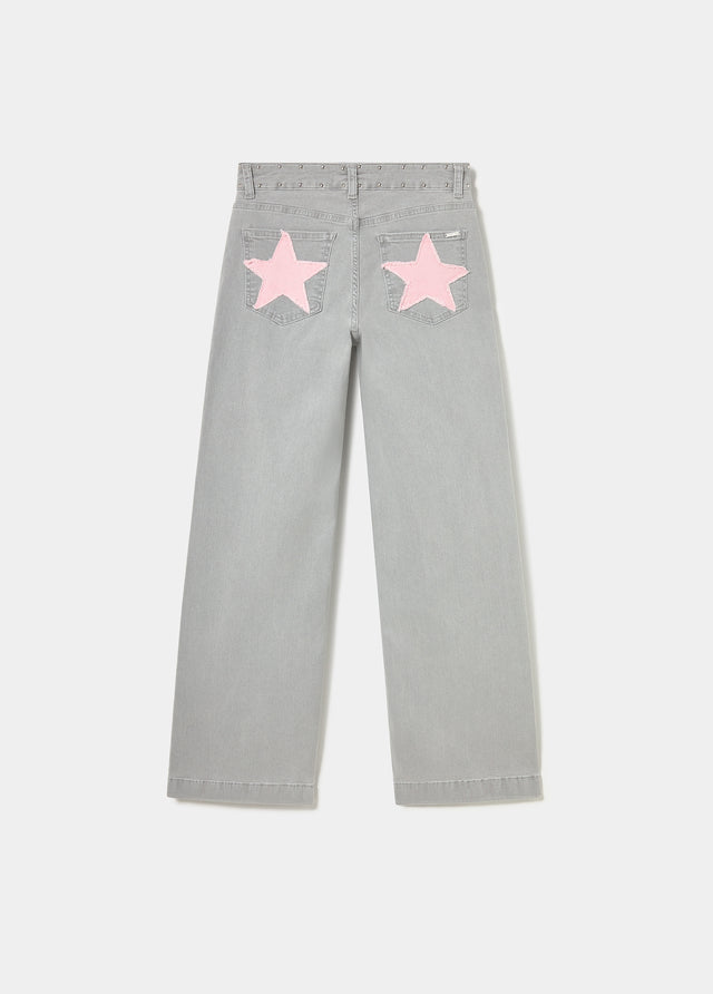 Jeans butxaca parche estrella