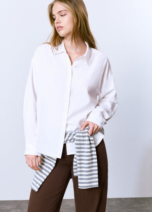 Chemise basique unie