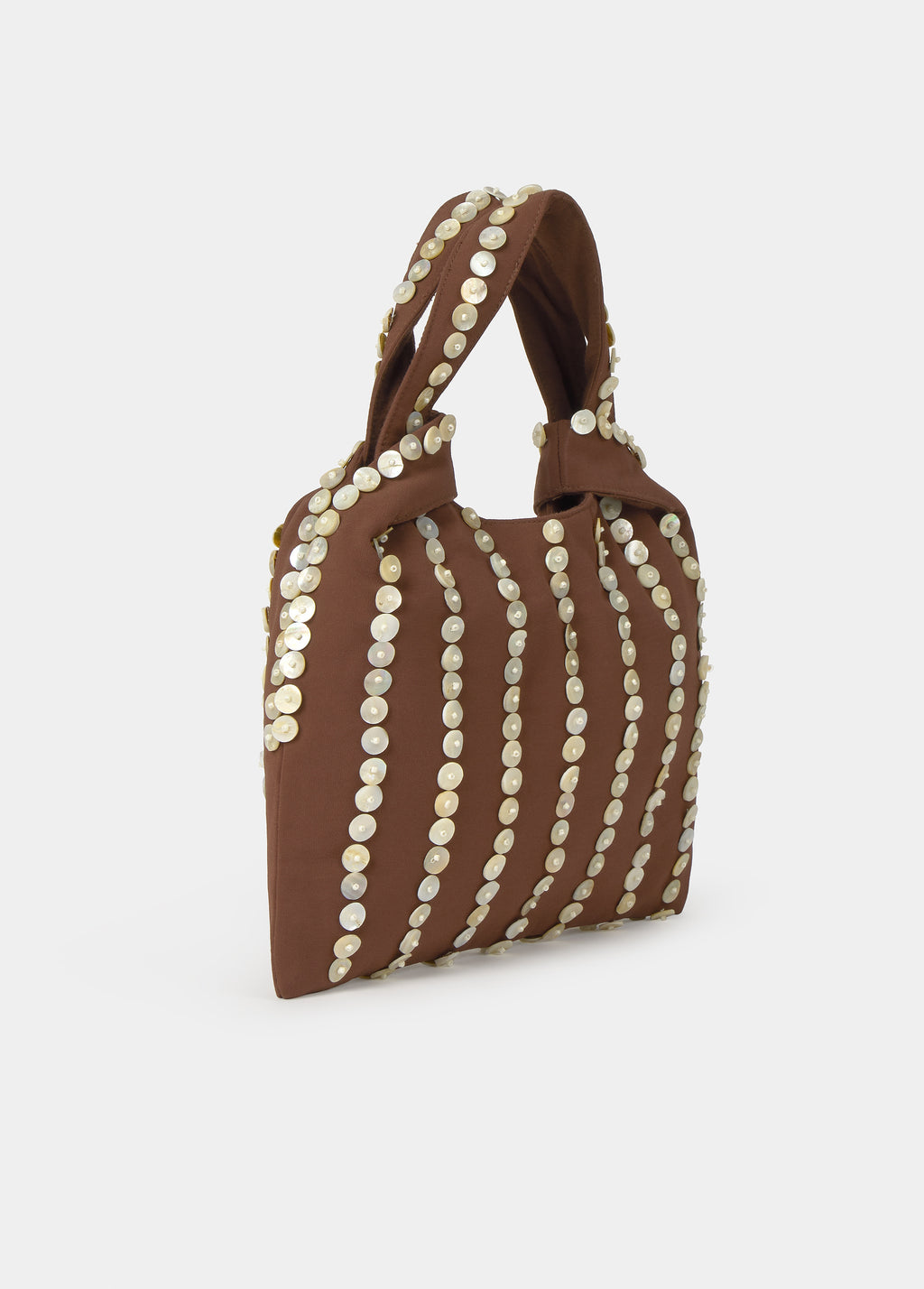 Bolso pequeño mano nácar