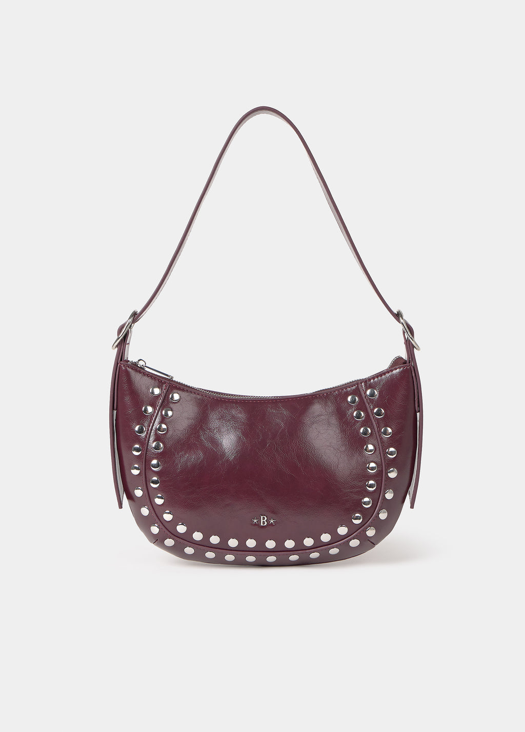 Half Moon Studded Bag