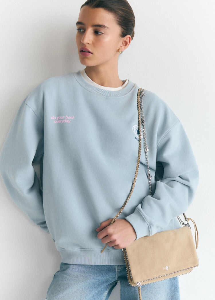 Bolso solapa bolitas