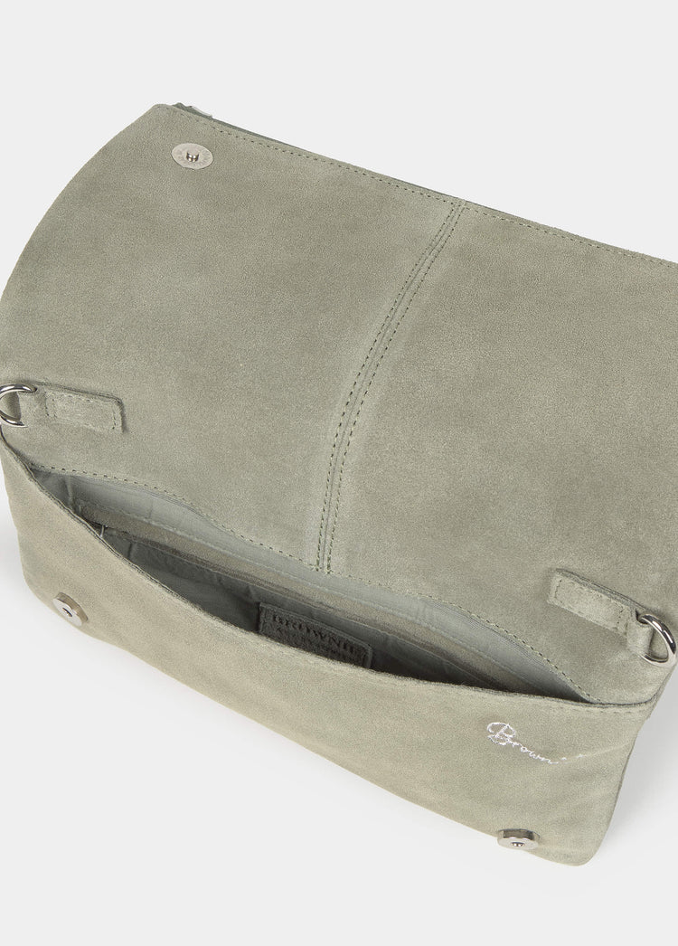 Bolso solapa chapas irregulares