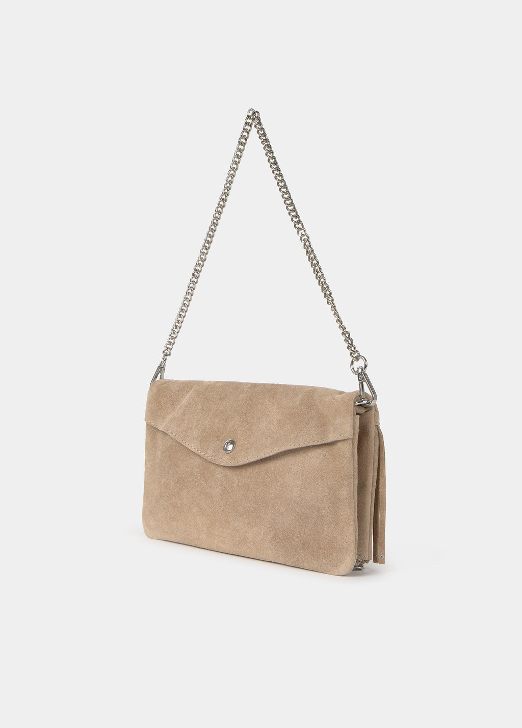 Sac rabat franges cuir