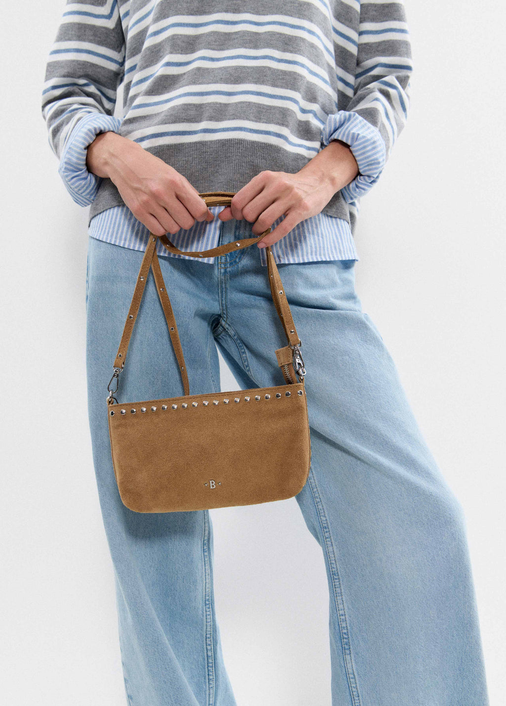 Sac clous cuir