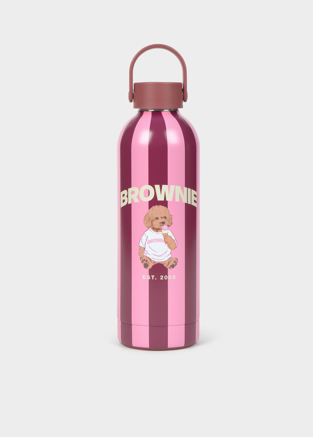 Bottle striped dog