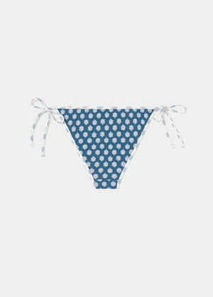 Culotte nouée réversible imprimée