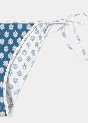 Culotte nouée réversible imprimée