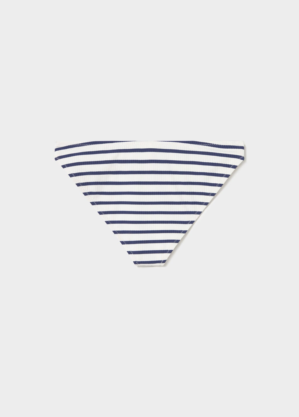 Striped nautical-style bikini bottoms
