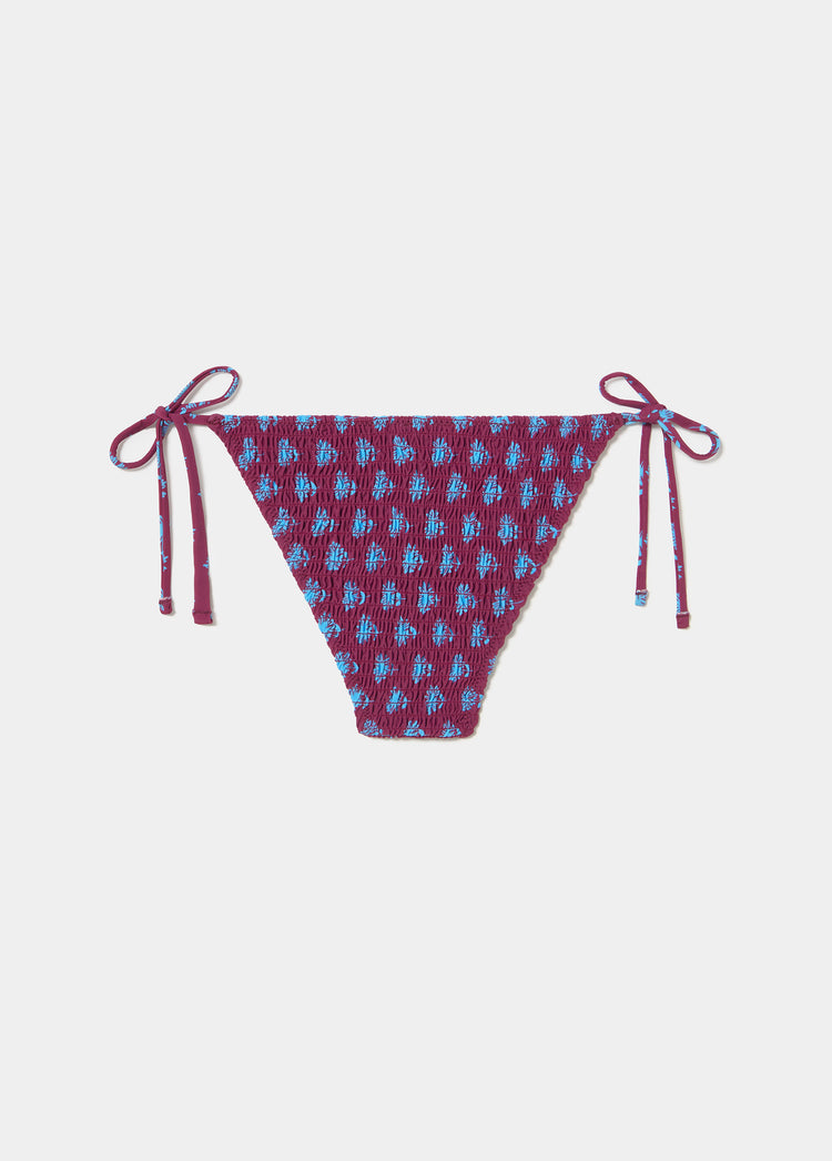 Braguita smock estampada